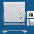 BROXO Whiteboard 1000x1200 mit XT-Alugestell+Tellerfuß